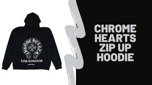 chrome hearts zip up hoodie